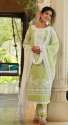 Pastel Green Cutwork Embroidered Kurta Set thumb 4