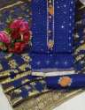 Ladies Punjabi Mirror Work Dress Material thumb 1