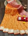 Ladies Party Wear Silk Saree thumb 1