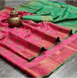 Ladies Patola Print Silk Saree