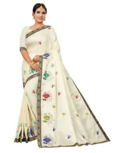 Printed  Khadi Silk Saree by Millionaire Woman Fashion