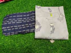 Cotton Kurti Palazzo Set by Midha