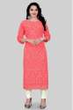 Ladies Fancy Embroidered Kurti thumb 1