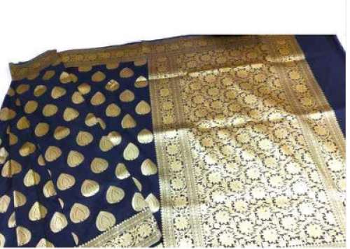 Banarasi Satan Silk Saree by Hanu Collections