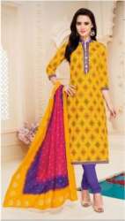 Cotton Printed Dress Material