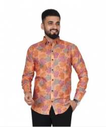 Cotton Gents Full Sleeves Printed Shirt