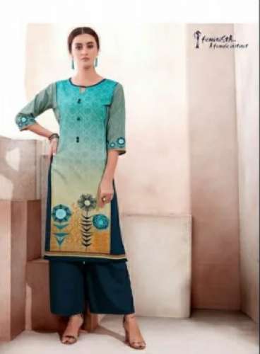 Feminista Florence Kurti with Plazzo by Rudra Collections