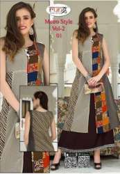 Rung Rayon Fancy Kurti