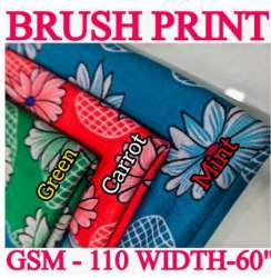 58-60 inches Brush Print Fabric 