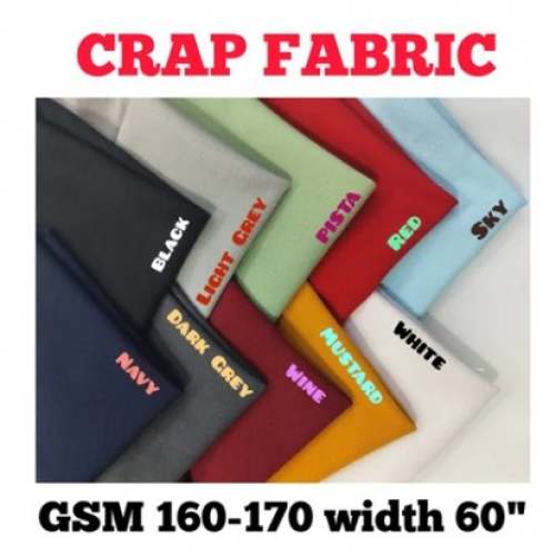 Plain Crepe Fabric For T-Shirt 