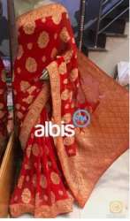 Semi Georgette Designer Saree