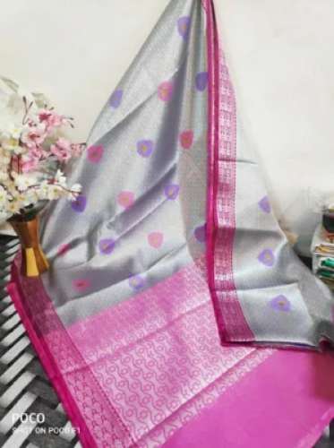 Stylish Banarasi Tissue Silk Saree by Hamida Fabric