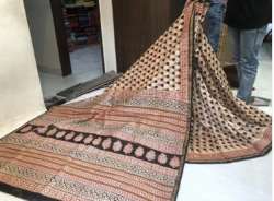 Ladies Maheshwari Kalamkari Print Saree