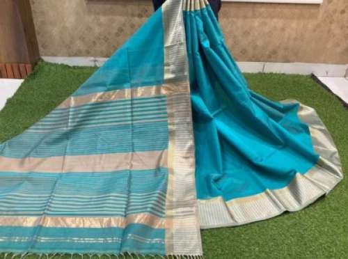 Maheshwari Silk Cotton Saree by Pawar Exclusive