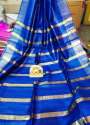 Handloom Tussar Ghicha Silk Saree thumb 2