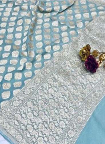 Designer Handloom Silk Banarasi Dupatta 