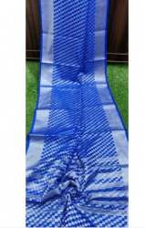 Designer Dyeable Kora Organza Banarasi Saree