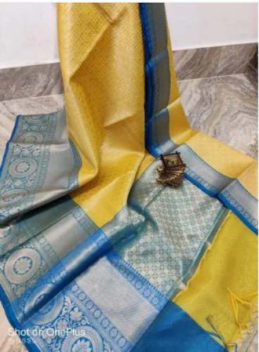 Fancy Tanchui Zari Silk Banarasi Saree by M S N SABA SILK AND SAREES