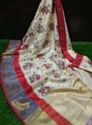Soft Silk Banarasi Printed Sarees 