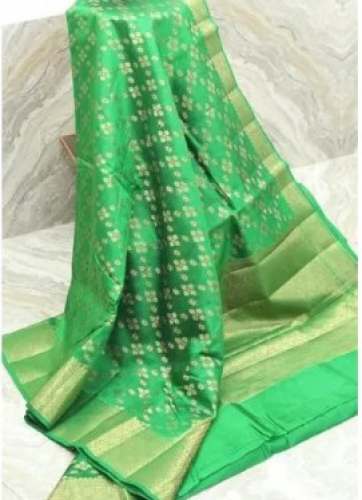 Wedding Wear Pure Dhupion Silk Saree by M S N SABA SILK AND SAREES