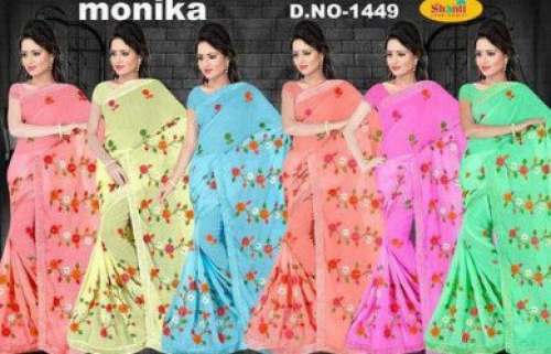 Casual Wear Cotton Saree- Monica D 1449 by Shree Pushpa Sarees