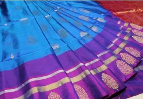 Women Handloom Soft Silk Saree  by Arr Srinivasan And Company