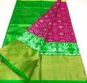 Pure Kanchipura Ikat Silk Saree  thumb 2