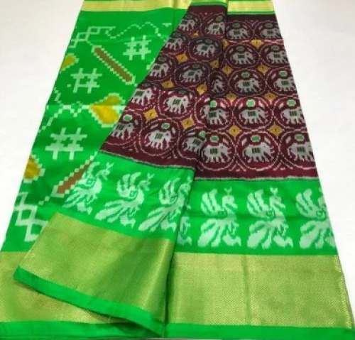 Traditional Ikat Pochampally Ikat Silk Saree by Sai Krishna Ikkat Handloom Saree