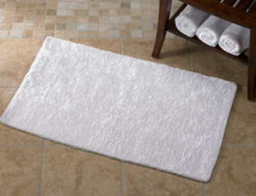 White Bath Mat
