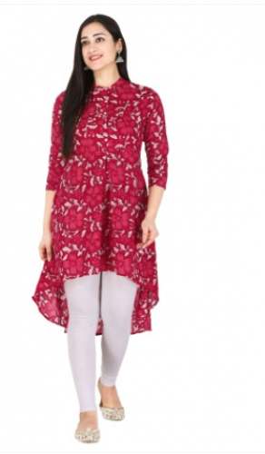  Womens Cotton Floral Print Kurti by Kannahi