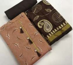 Cotton Dress Material With Fancy Printed Dupatta