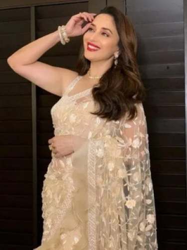Designer Bollywood Stylish Organza Saree 