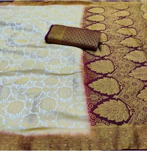 Jacquard Balatan Silk Designer Saree
