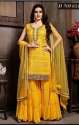 wedding-wear-yellow-sharara-suit