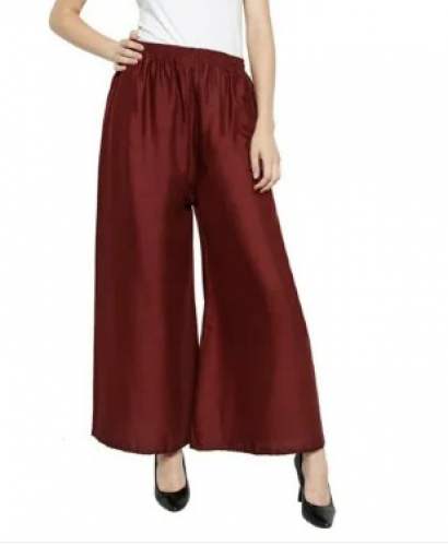 Rayon Plain Palazzo Pant by Kaina Creations