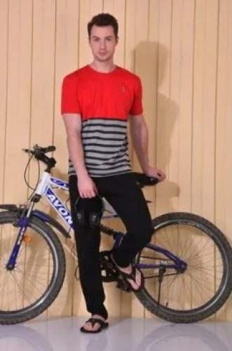 Printed T shirt and Track Pant Set for Men
