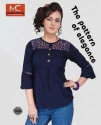 Blue Rayon Short yop - MC 1060