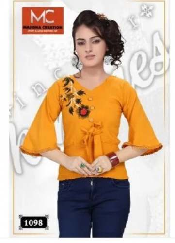 Girls Short Cotton Tops - MC 1098 by Majisha Creation