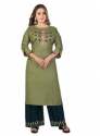 Miss Chic Fab Rayon Kurti Palazzo Set  thumb 2