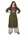 Miss Chic Fab Rayon Kurti Palazzo Set  thumb 3
