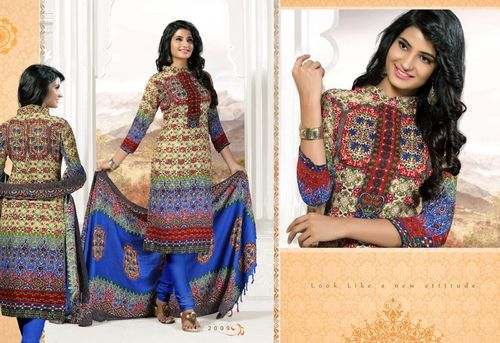 Pashmina Long Designer Suits by Lalit Textiles