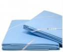 Plain Blue Hotel/Hospital Bed Sheet thumb 1