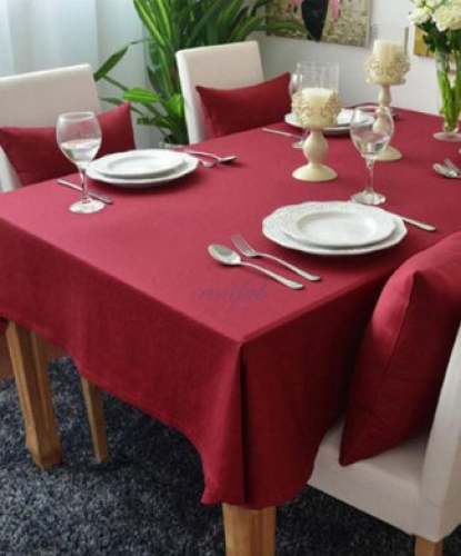 Plain Blended Table Cloth  by Unismart Apparels Private Limited Unit Of Unifab India 