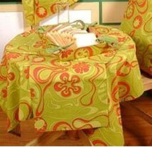 Round Table Linen Cover  by Parameshwari Exports Pvt Ltd