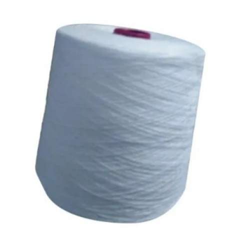 Melange 2 Ply White Cotton Yarn by Velava Fashion Textile