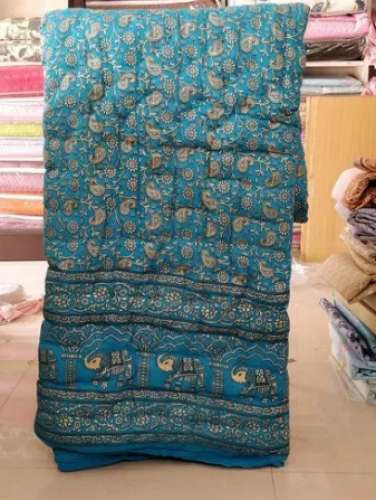 Pure Cotton Hand Quilted Jaipuri Rajai  by HappyKraft