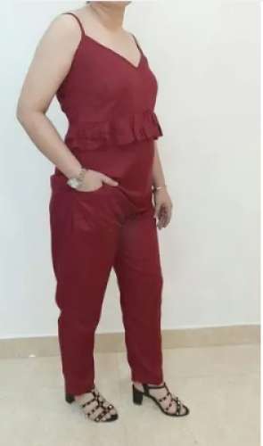 Rayon Plain Jumpsuit by EssenceOutfit India Pvt Ltd