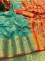 Designer Soft Cotton Silk Saree For Women thumb 1