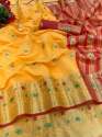 Designer Soft Cotton Silk Saree For Women thumb 2
