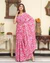 Hand Printed Mul Cotton Saree For Ladies thumb 3